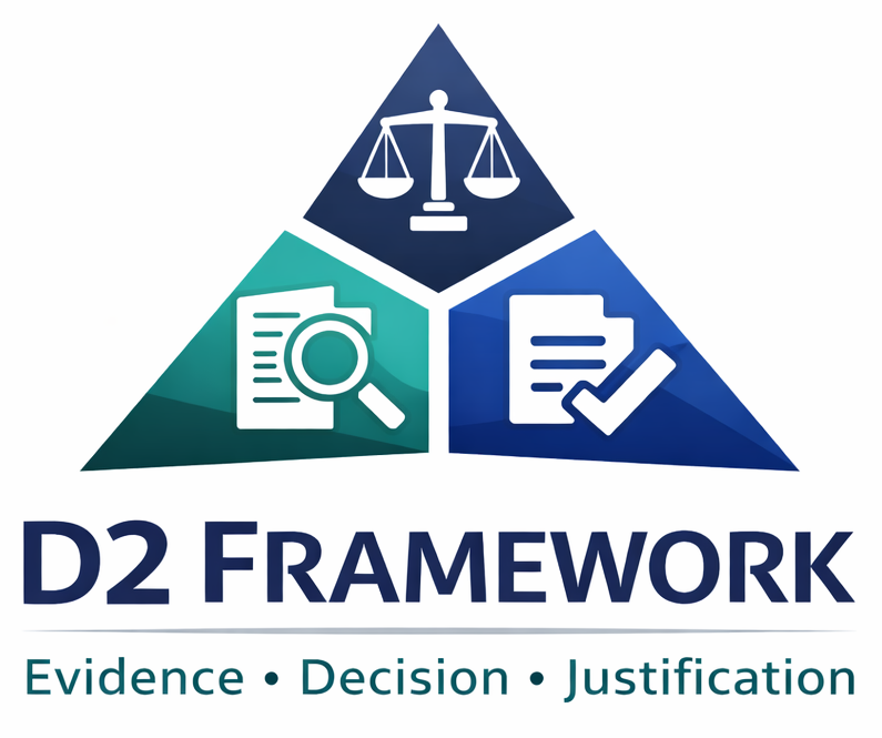 Defensible Decisions™ (D2) Framework - Core Workbook